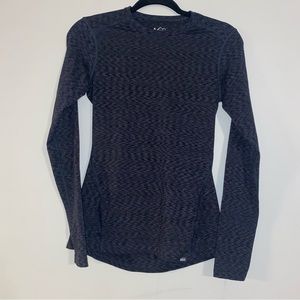 REI Co-Op Women's Gray Athleisure Midweight Base Layer Long Sleeve Crew Top